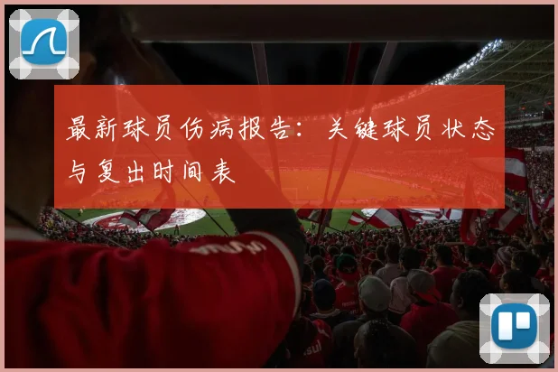 最新球员伤病报告：关键球员状态与复出时间表